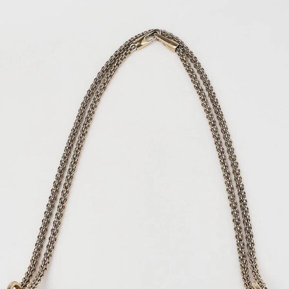 Valentino Beige Quilted Nappa Leather Rockstud Spike Small Shoulder Bag - Picture 6 of 10